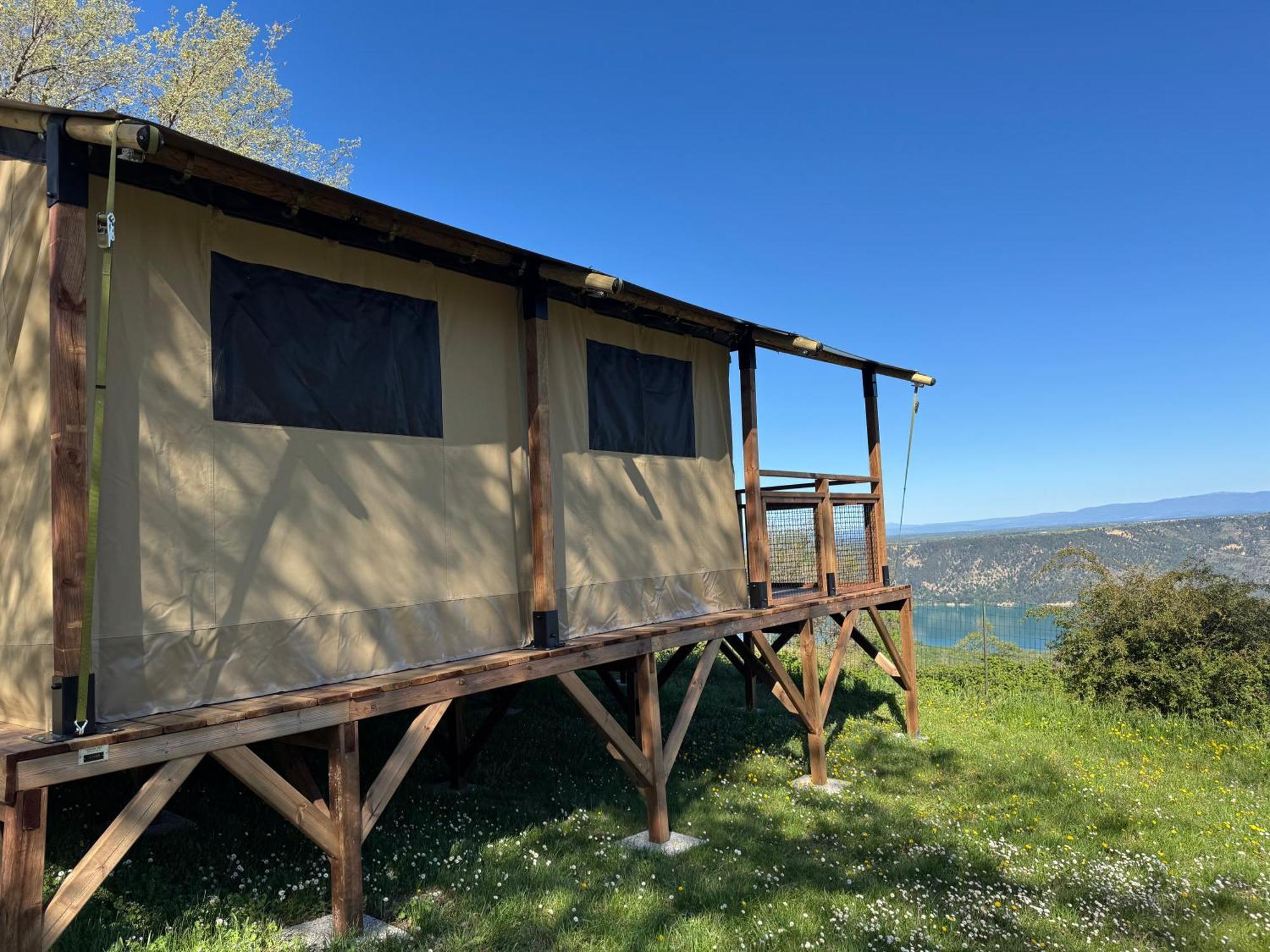 Campasun Camping De L'Aigle Aiguines Esterno foto